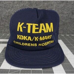 K Team KDKA K  Mark Childrens Hospital Mesh Snapback Trucker Hat Made USA
